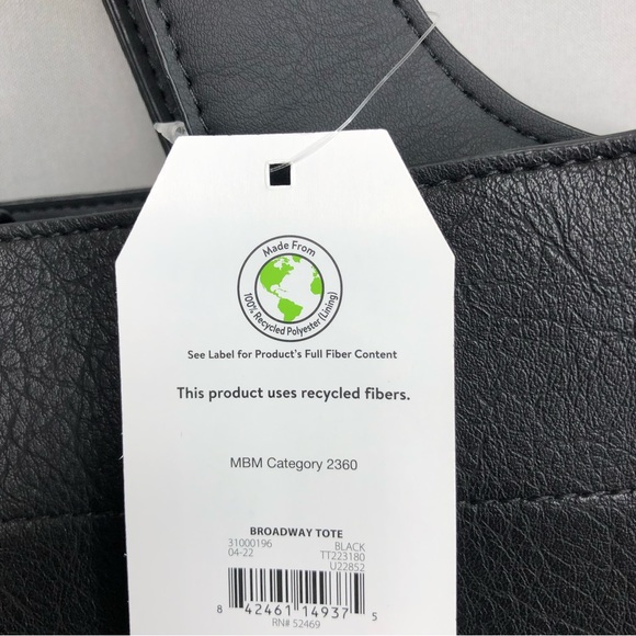 Time and Tru Women’s Broadway Tote Handbag - Picture 4 of 10